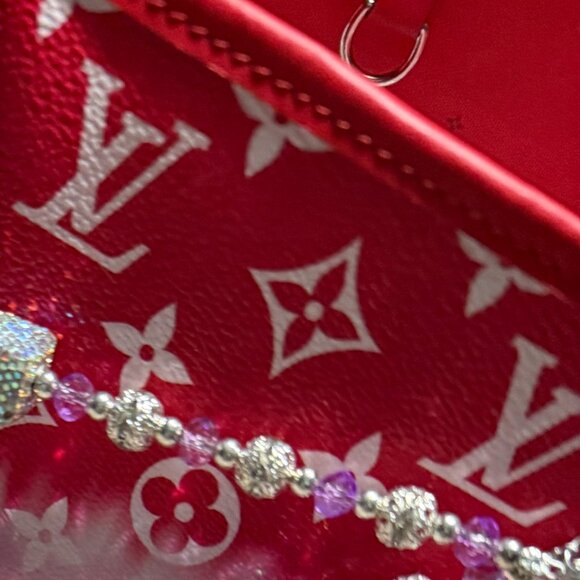 AUTHENTIC LOUIS VUITTON Red OMBRE NEVERFULL-RARE AND PRISTINE CONDITION - Picture 2 of 10